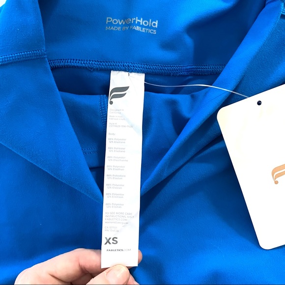 Fabletics High-Waist Powerhold 7/8 Azurite NWTs - Picture 4 of 7